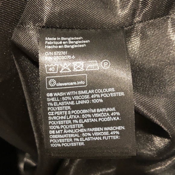 H&M Charcoal Tweed Jacket - Picture 5 of 6